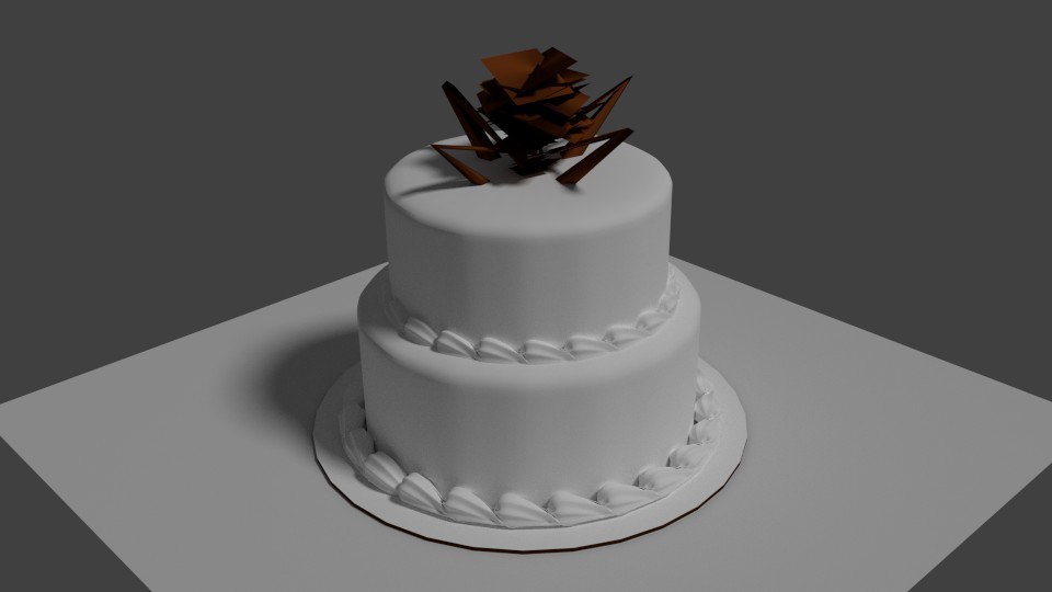 basic 2 tier cake preview image 1